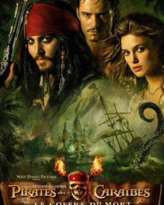电影《加勒比海盗2》精彩海报
